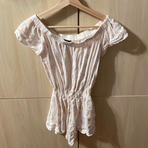 Forever 21 off the shoulder romper